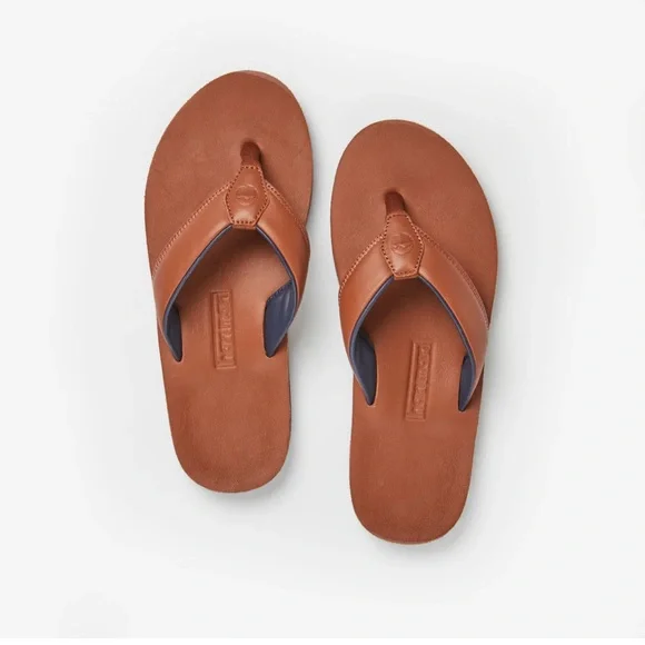 Hari Mari Clipper Tan Men’s Flip Flops US Size 11 EUR 44 New - Picture 2 of 12